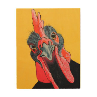 Chicken Wood Print