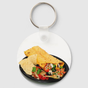 Chicken Wrap Keychain