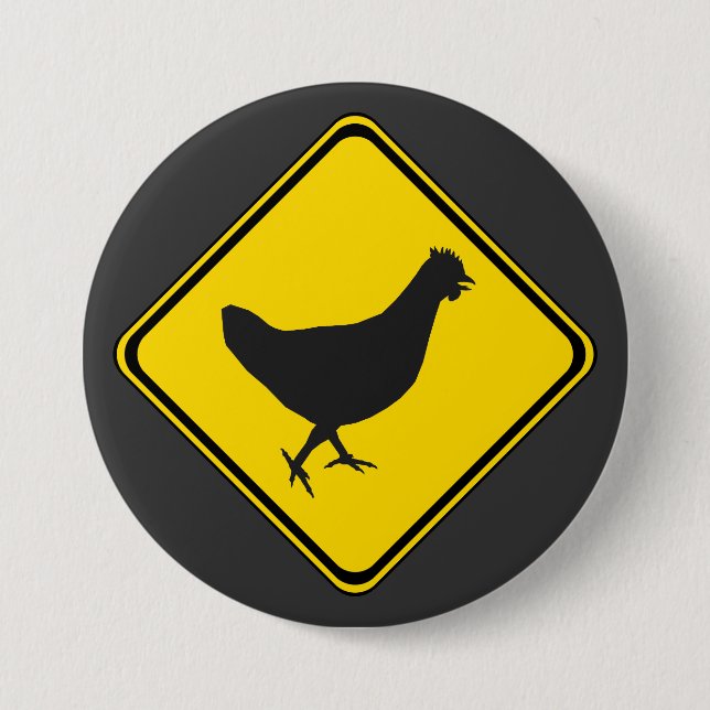 Chicken Xing! Button (Front)