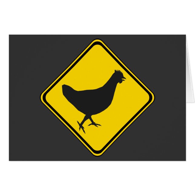 Chicken Xing! Cards (Front Horizontal)