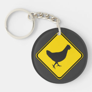 Chicken Xing! Keychain