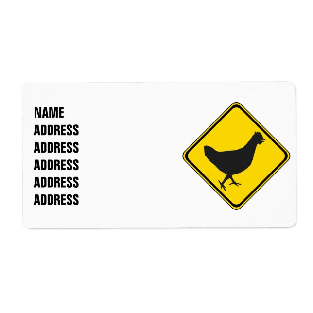 Chicken Xing! Label (Front)