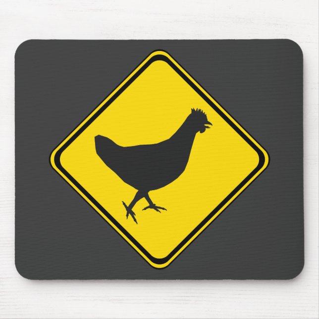 Chicken Xing! Mouse Pad (Front)