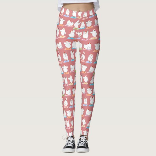 Chicken Yoga Leggings | Zazzle.com