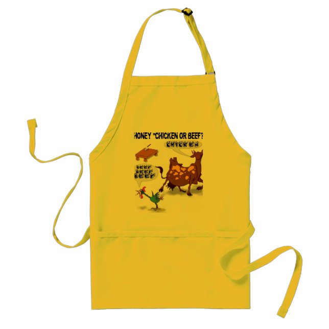 ChickenOrBeef Adult Apron (Front)