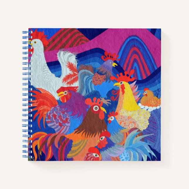 Chickens and Roosters Notebook (Front)