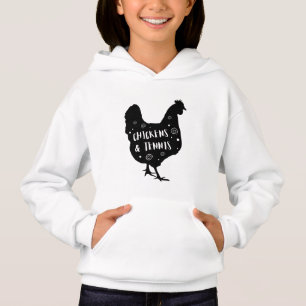 Chickens and Tennis. Hoodie