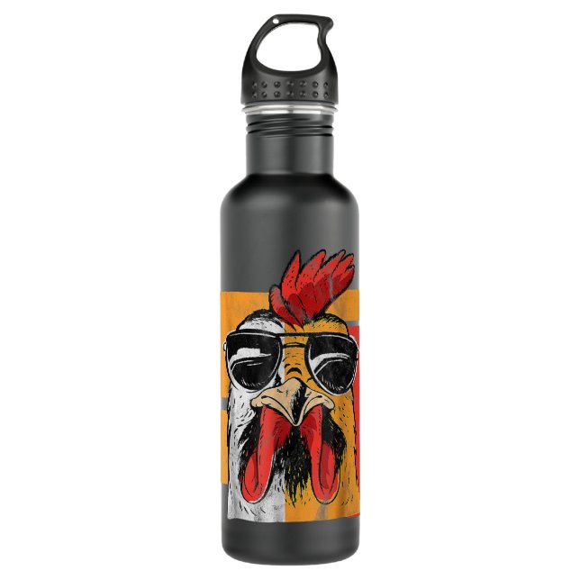 Chickens Are Like Potato Chips You Can't Have Just Stainless Steel Water Bottle (Front)