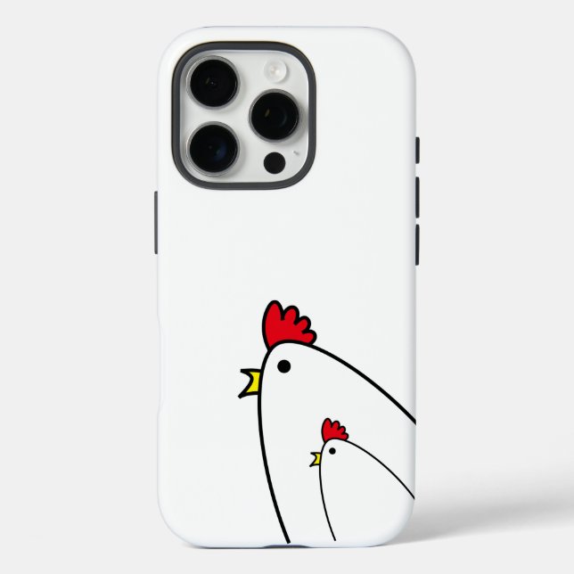 Chickens Case-Mate iPhone Case (Back)