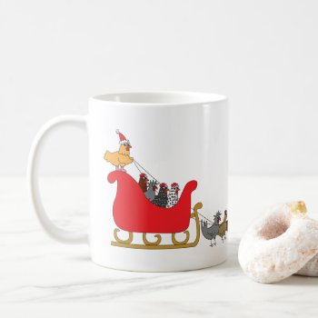 Chickens Christmas Coffee Mug by ChickinBoots at Zazzle