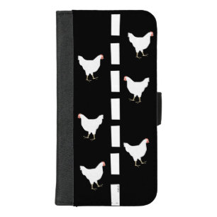 Chickens Crossing The Road Phone Wallet Case