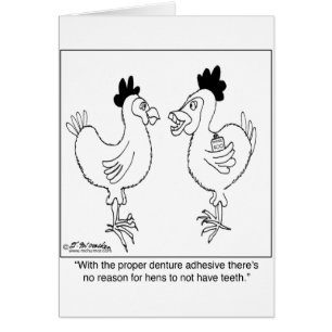 Chicken's Dentures Cards