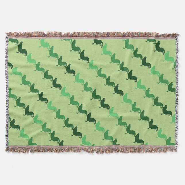 Chickens Everywhere - Throw Throw Blanket (Front)