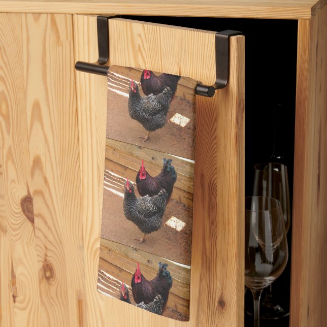 Chickens - Farm Life Series Kitchen Towel (Thirds Fold)
