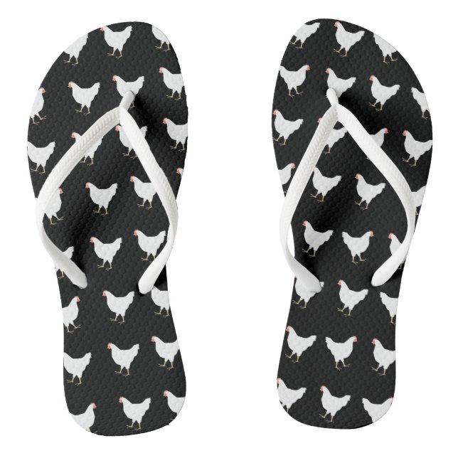 Chickens Flip Flops (Footbed)