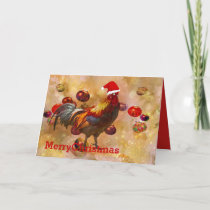 Chickens for Christmas Holiday Card