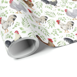 Chickens Gift Wrapping Paper