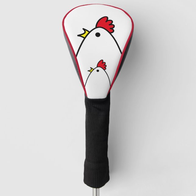 Chickens Golf Head Cover (Front)
