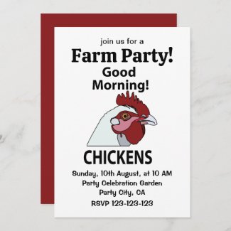 Chickens Good Morning Funny Chicken 
