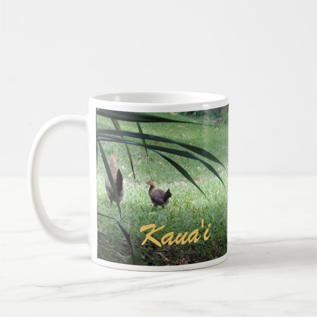 Chickens in Kauai Coffee Mug (Left)