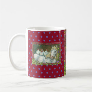 CHICKENS IN THE STABLE, HORSE & HENS MUG