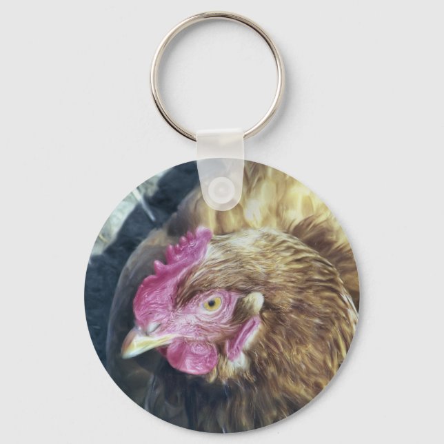 CHICKENS KEYCHAIN (Front)