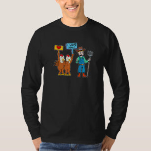 Chickens Love The Farmer Chicken Farmer T-Shirt