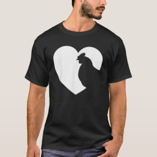 Chickens lover men women Girls Mom Lady funny hear T-Shirt