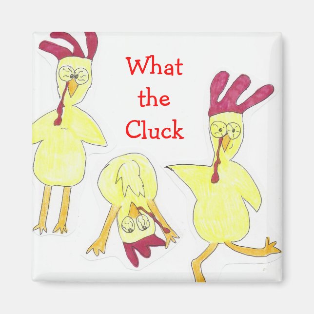 chickens, magnet (Front)