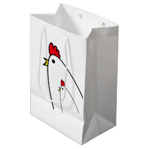 Chickens Medium Gift Bag