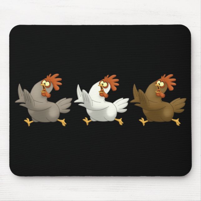 Chickens Mouse Pad (Front)