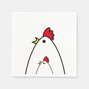 Chickens Napkins