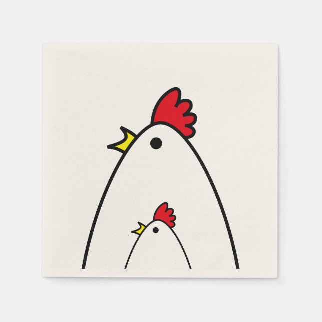 Chickens Napkins (Front)