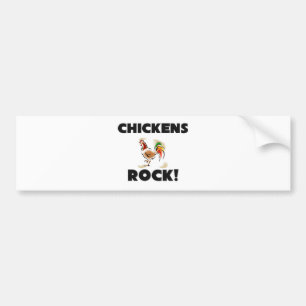 Chickens Rock Bumper Sticker
