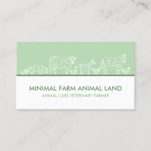 Chickens Rooster Hen Sheep Country Farm Business Card