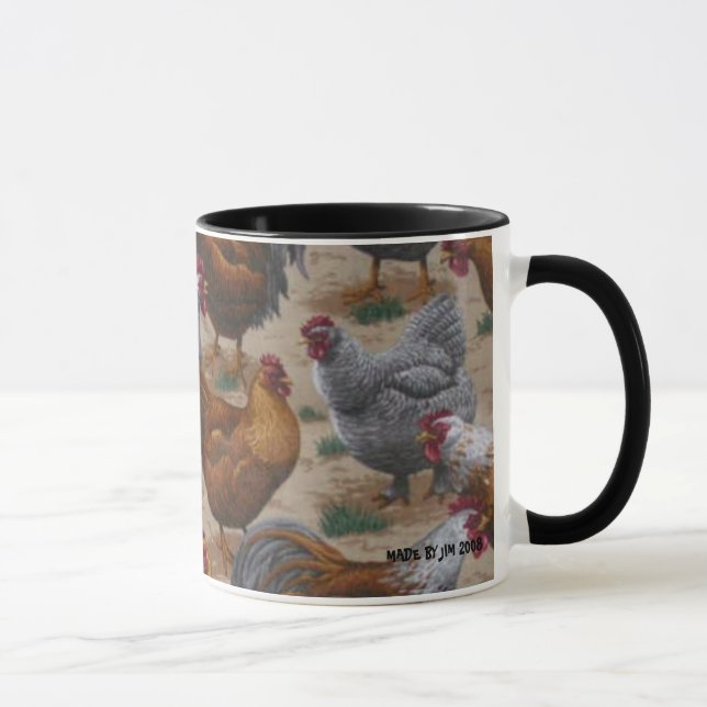 CHICKENS / ROOSTERS MUG (Right)