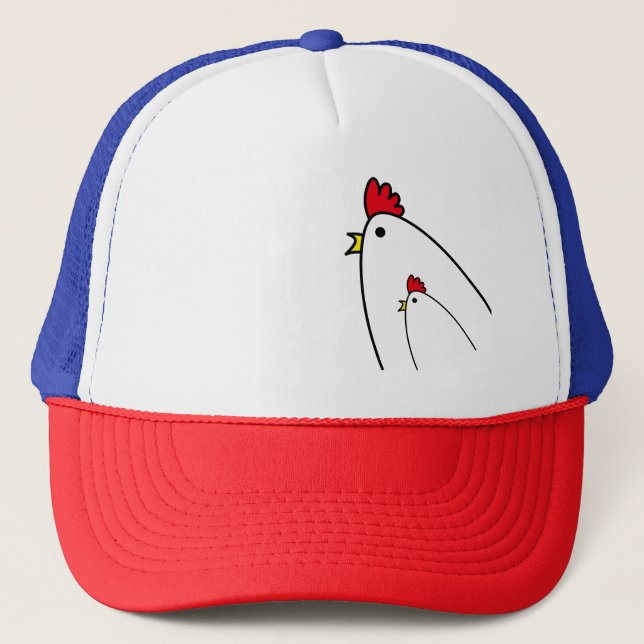 Chickens Trucker Hat (Front)