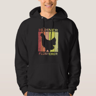 Chickens Whisper Vintage Farmer Chicken Hoodie