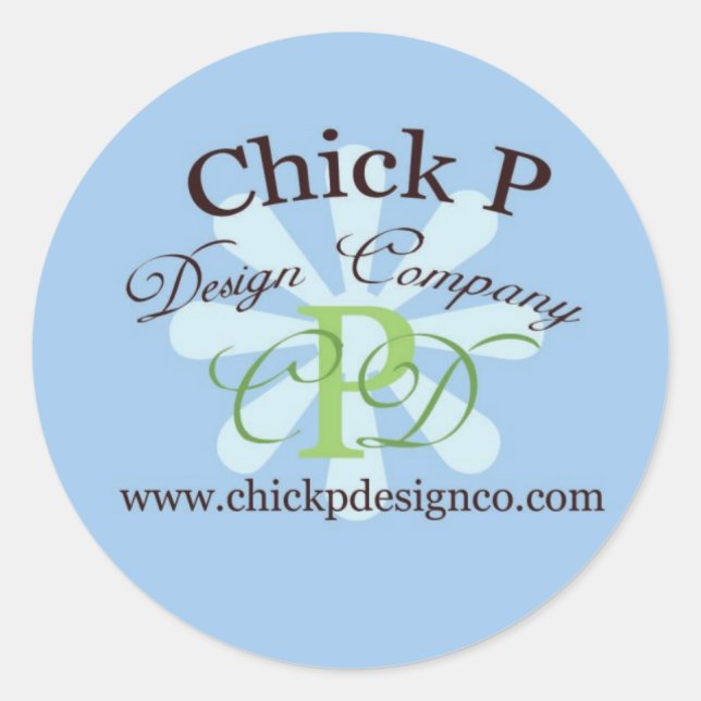ChickP Design Co Sticker3 Classic Round Sticker (Front)