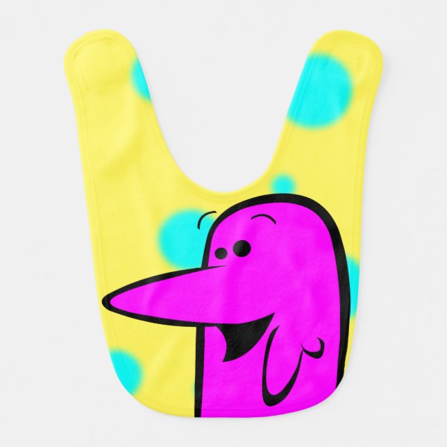 "Chickpeas!" Baby Bib (Front)