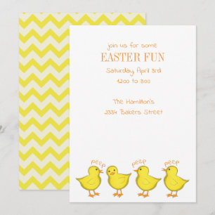 Chicks 5x7 Invitation