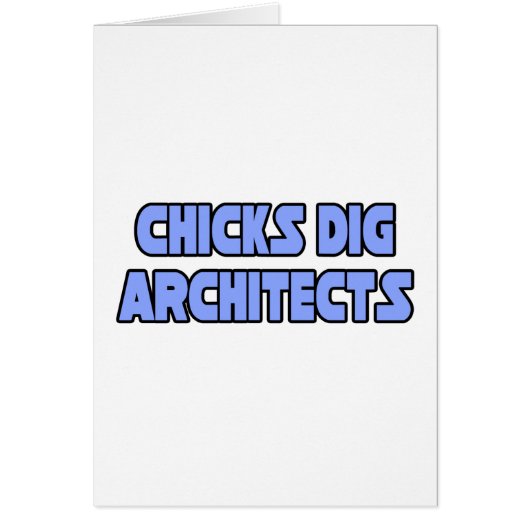 Chicks Dig Architects Cards (Front)