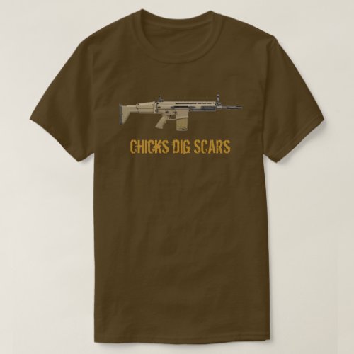 Chicks Dig FN Scars T_Shirt