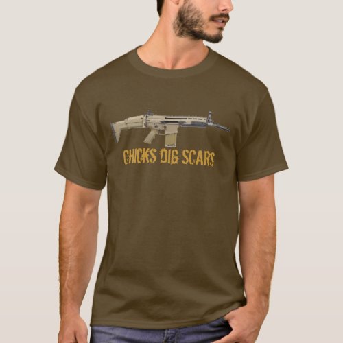 Chicks Dig FN Scars T_Shirt