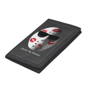 Chicks Dig Goalies Trifold Wallet