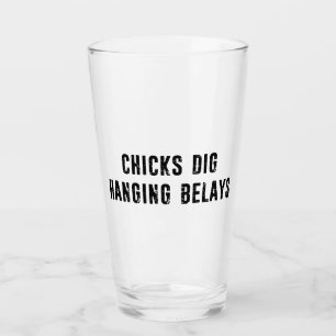 Chicks Dig Hanging Belays Rock Climbing Glass
