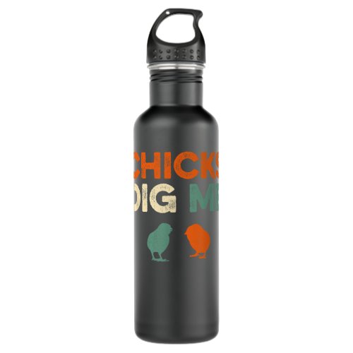 Chicks Dig Me I Easter Outfits Dresses Toddler Bab Stainless Steel Water Bottle