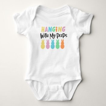 Chicks Dig Me My First Easter Baby Baby Bodysuit by HappyDesignCo at Zazzle