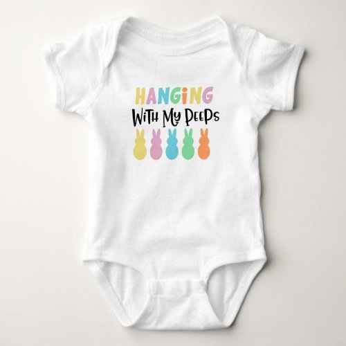 Chicks Dig Me My First Easter Baby Baby Bodysuit