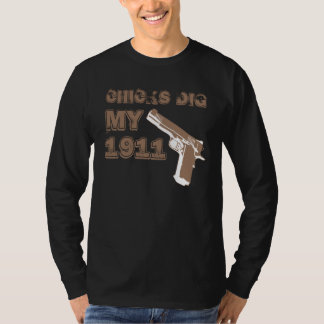 Chicks Dig My 1911 - Tan T-Shirt